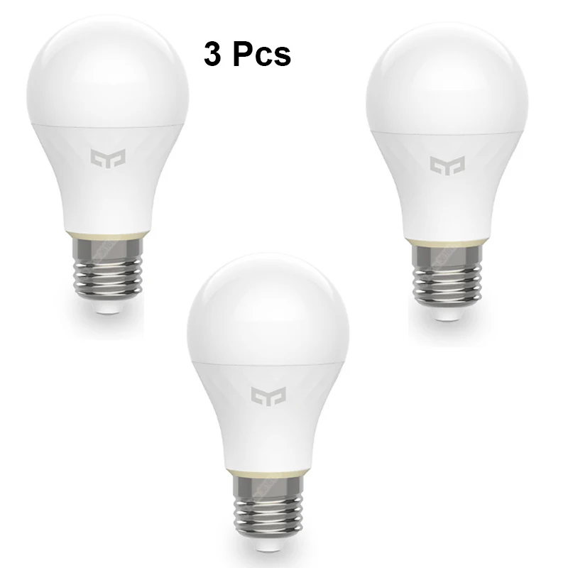 Ball bulb 3 Xiao mi jia Yeelight Интеллектуальный светильник, умный прожектор, умная лампа E14, работает с Yeelight шлюзом для mi Home App - Цвет: Ball bulb 3