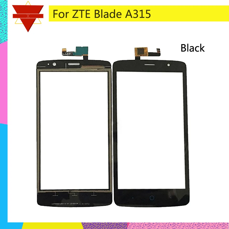 10 шт./лот сенсорный экран дигитайзер для ZTE Blade A315 A 315 Сенсорная панель Сенсорный