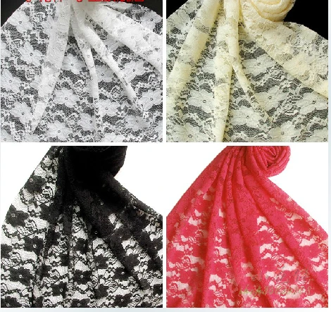 Стрейчевая кружевная ткань шаль юбка платья ручной работы сделай сам акция