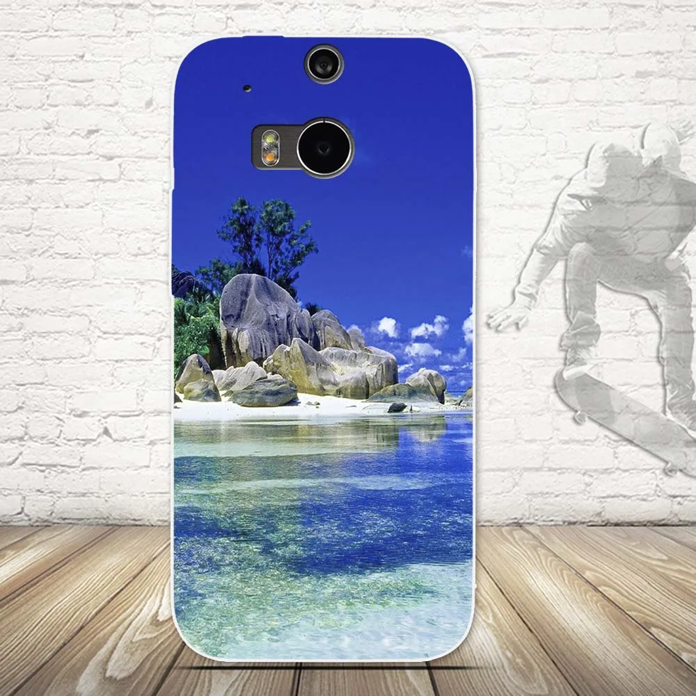 Чехол для телефона htc One M8, мягкий силиконовый чехол из ТПУ с рисунком, чехол s для htc M8, чехол M 8, роскошный чехол с 3D рельефным принтом - Цвет: 5