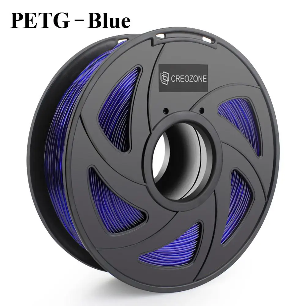 PETG-Blue Нить для 3d принтера CREOZONE 1,75 мм 1 кг PLA ABS Нейлон Дерево TPU PETG Carbon ASA PP PC 3D пластиковая печатная нить из России - Цвет: PETG-Blue