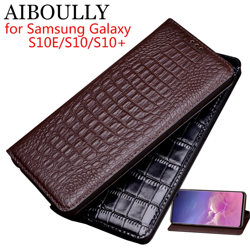 Чехол AIBOULLY для Samsung S10E Lite S10 PLUS мягкий силиконовый чехол из натуральной кожи с