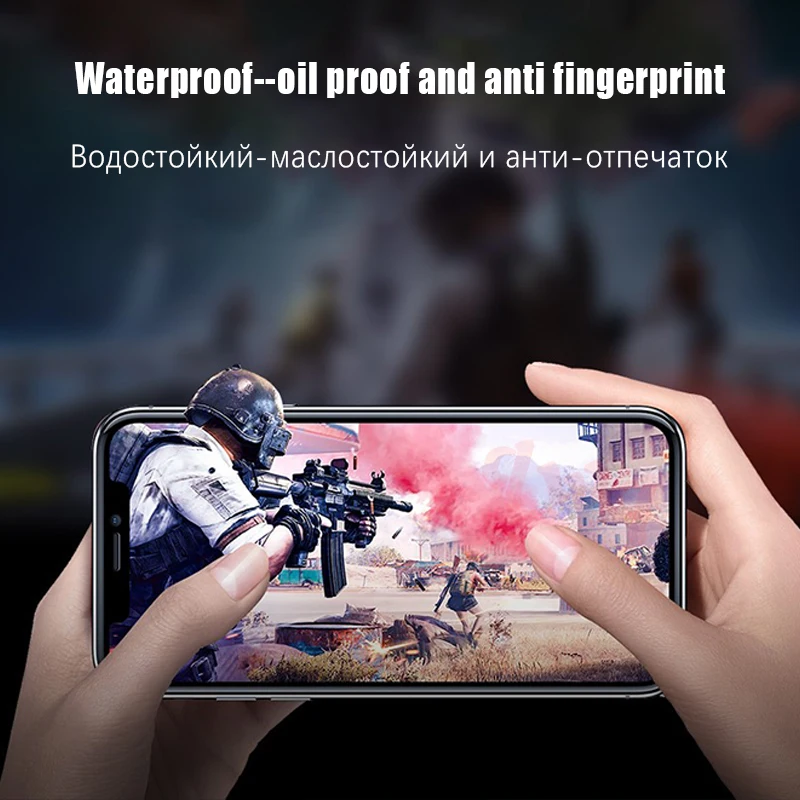 20D Защитное стекло для iPhone XR X XS полное покрытие Xs Max 6 6s 7 8 Plus защита экрана