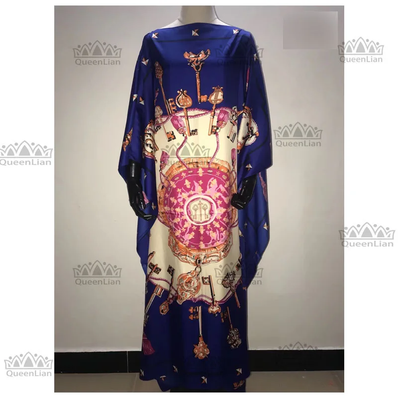 Ength: 135 см бюст: 128 свободный размер Новый Модный шифон супер Африканский LooseLong Dashiki традиционвечерние