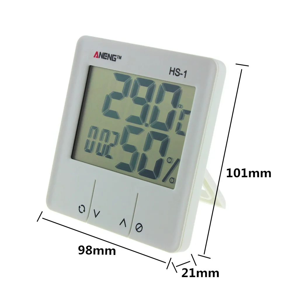 Электронный термометр цифровой ЖК-дисплей HS-1 измеритель температуры и влажности