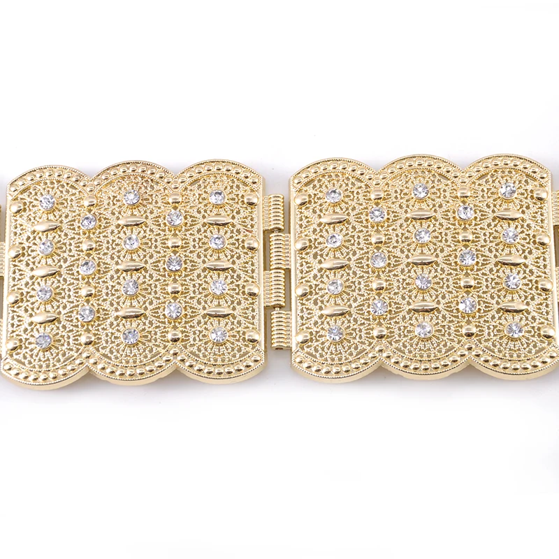 Moroccan wedding belt jewelry metal belt adjustable length square button belt gift