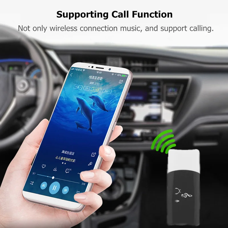 2 в 1 USB беспроводной Bluetooth музыкальный стерео адаптер аудио приемник ключ домашний Динамик для автомобиля динамик высокое качество приемник