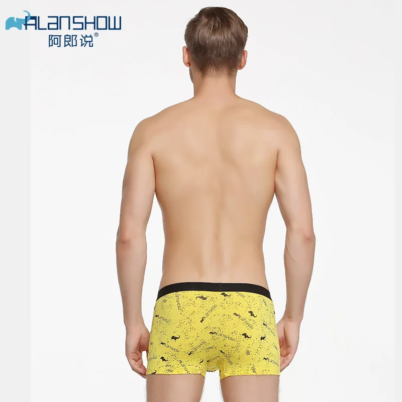 Мужские трусы-боксеры темно-синие дышащие из хлопка большие размеры 2019 | Мужская