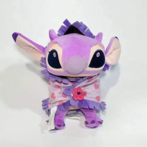 Angel Dumbo Goofy Mickey Minnie Angel Plush Toys Babies Stitch With Blanket Appease Towel Cute Stuffed Animals Plush Toy 25CM - Цвет: Angel