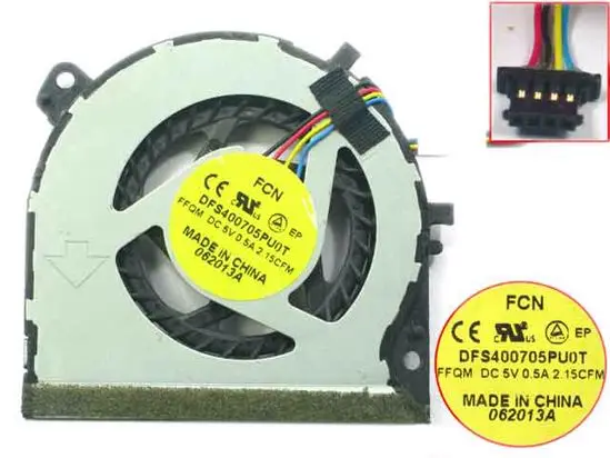 

Forcecon DFS400705PU0TFFQM 6WYXV 06WYXV DC 5V 0.50A 4-Wire Server Laptop Cooling Fan