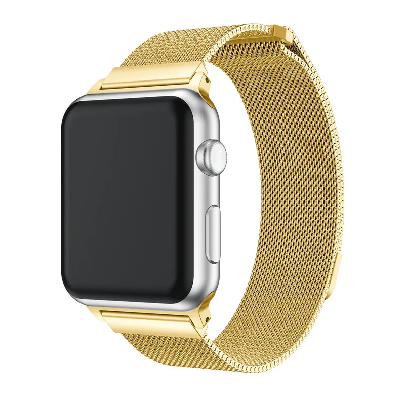 Спортивный Браслет Миланская петля часы на магнитном ремешке для Apple Watch band iwatch