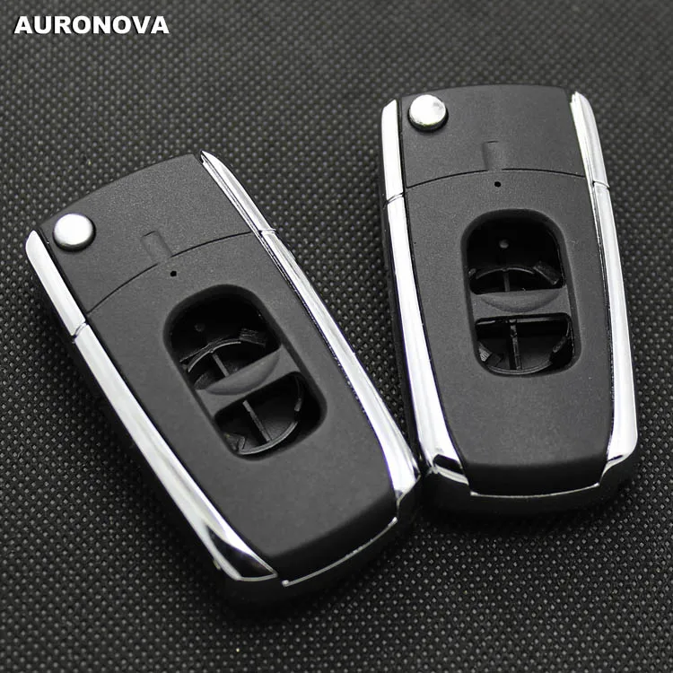 Auronva новый обновленный складной чехол для ключей Mazda 323 Family 2 кнопки
