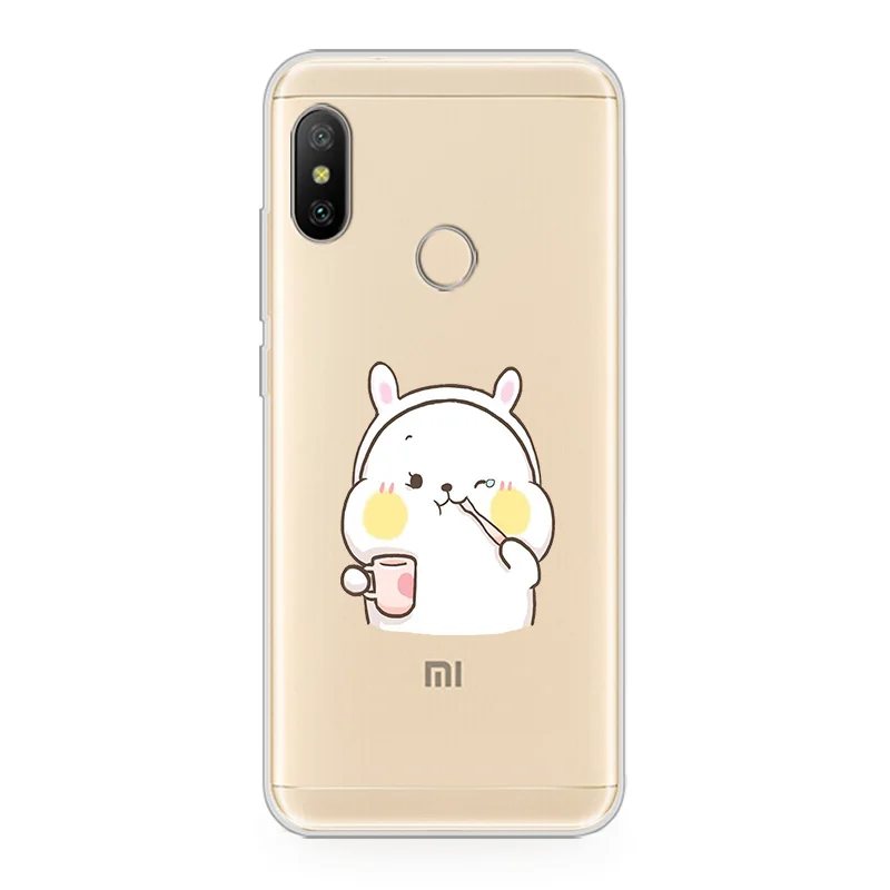 ciciber Phone Case for Xiaomi Redmi Note 7 6 5 5A 4 4X 3 Pro Soft TPU Back Cover S2 5Plus 6A 4A 3S Y1 Lite Cartoon Cat |