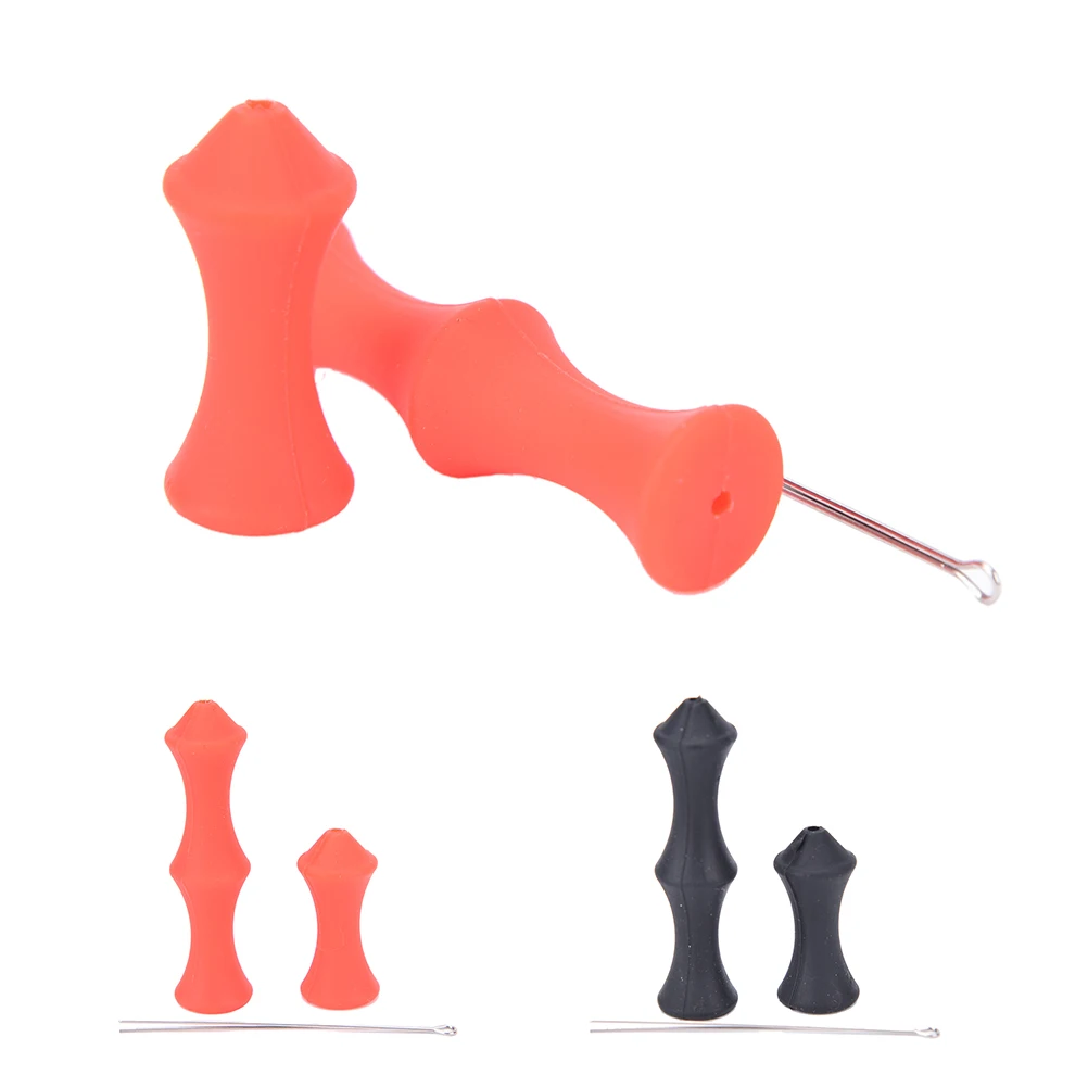 1 Set Hunting Archery Target Recurve Bowstring Finger Guard Saver Soft Silicon Bow String Protector Gear Quick Shot | Спорт и