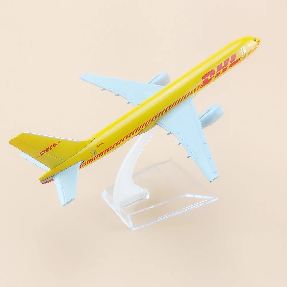 Air DHL Airlines Boeing 757 B757 Airways модель самолета 16 см сплав металла w Стенд ремесла