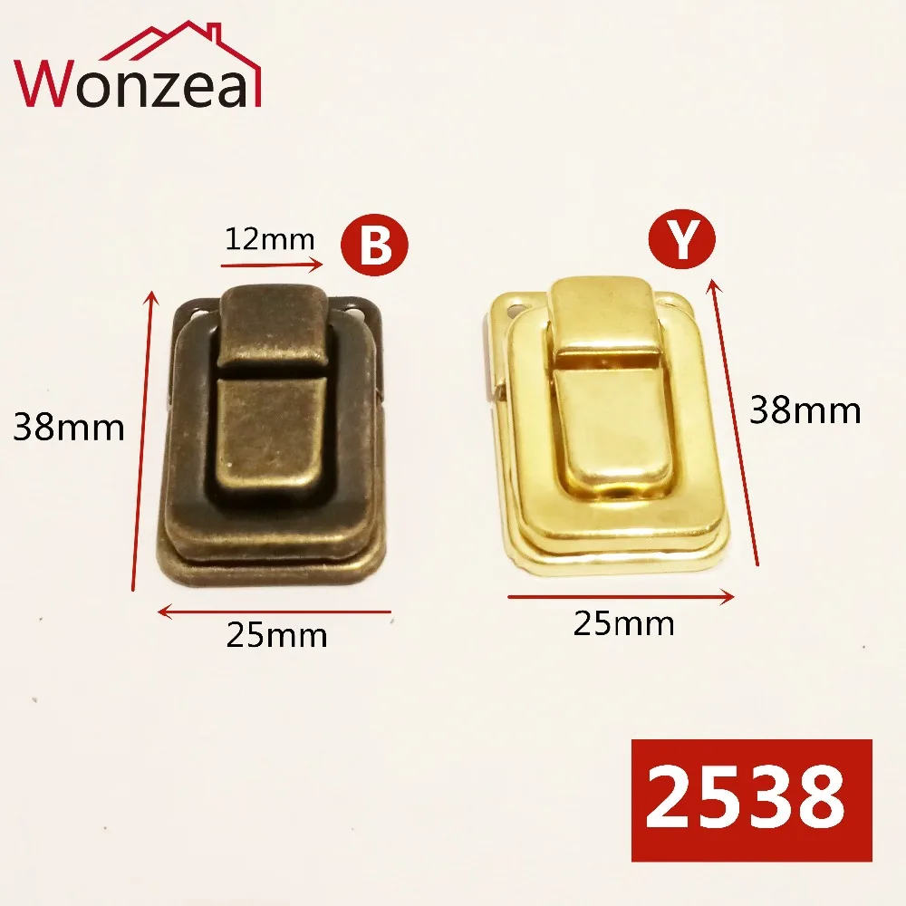 8/10/12pcs 25x38mm Iron Vintage Golden Antique Bronze Jewelry Wooden Box Case Toggle Hasp Latch Cabinet Hinges For Furniture Box