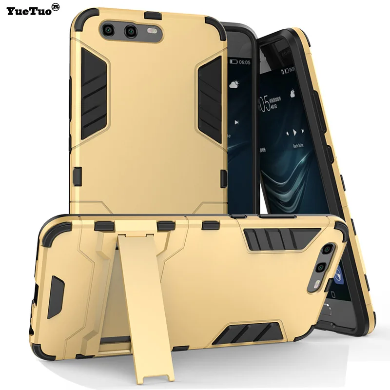 YueTuo luxury original armor case for huawei p10 lite plus nova p10lite plastic hybrid shockproof phone Hard back cover coque |