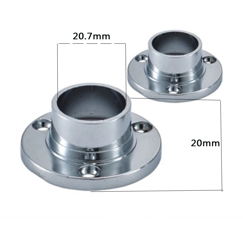 Крепкий фланец из цинкового сплава поддерживающий шкаф для одежды рельсовый