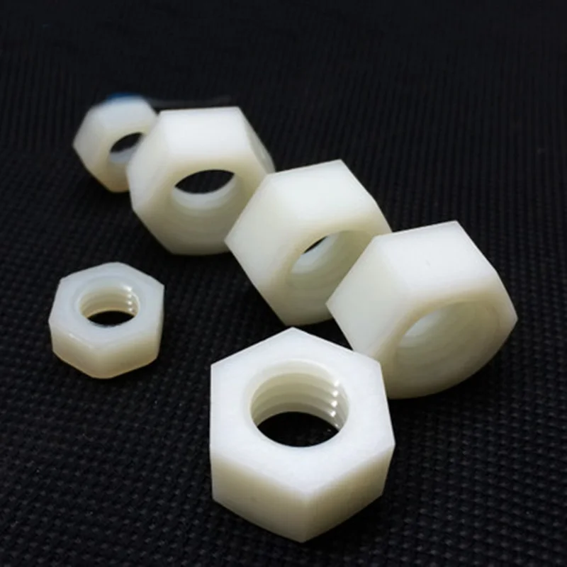 M10 M12 M14 M16 M18 M20 Nut screws set hex nuts plastic nylon screw white insulation | Обустройство дома