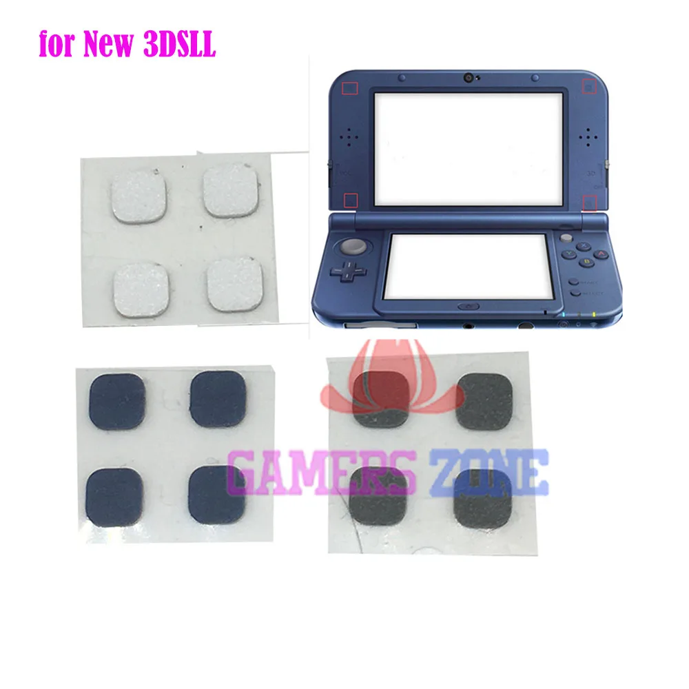 1 комплект = 8 шт. крышка отверстия для ЖК винтов новой консоли 3DS XL LL передняя и