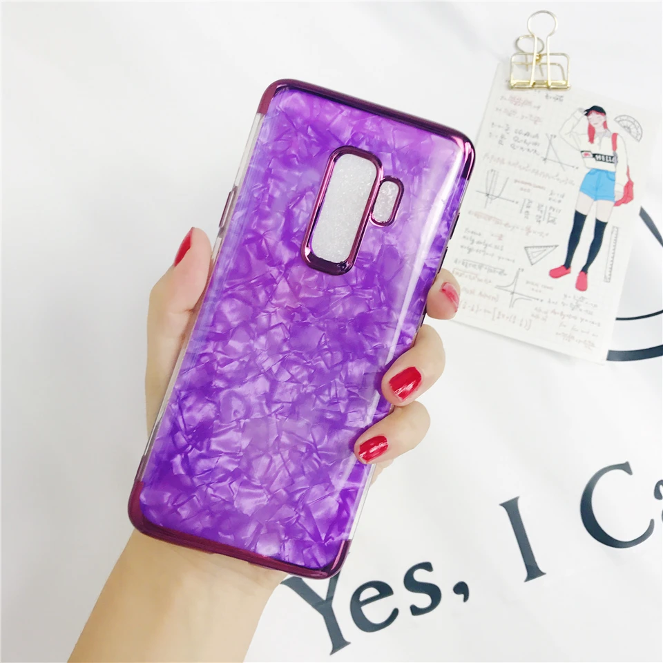 Чехол для samsung S9 примечание 9 8 J4 J6 2018 S8 плюс S7 A3 A5 A6 A7 A8 J2 J3 J5 J7 Pro 2016 2017 крышки блеск 2 в