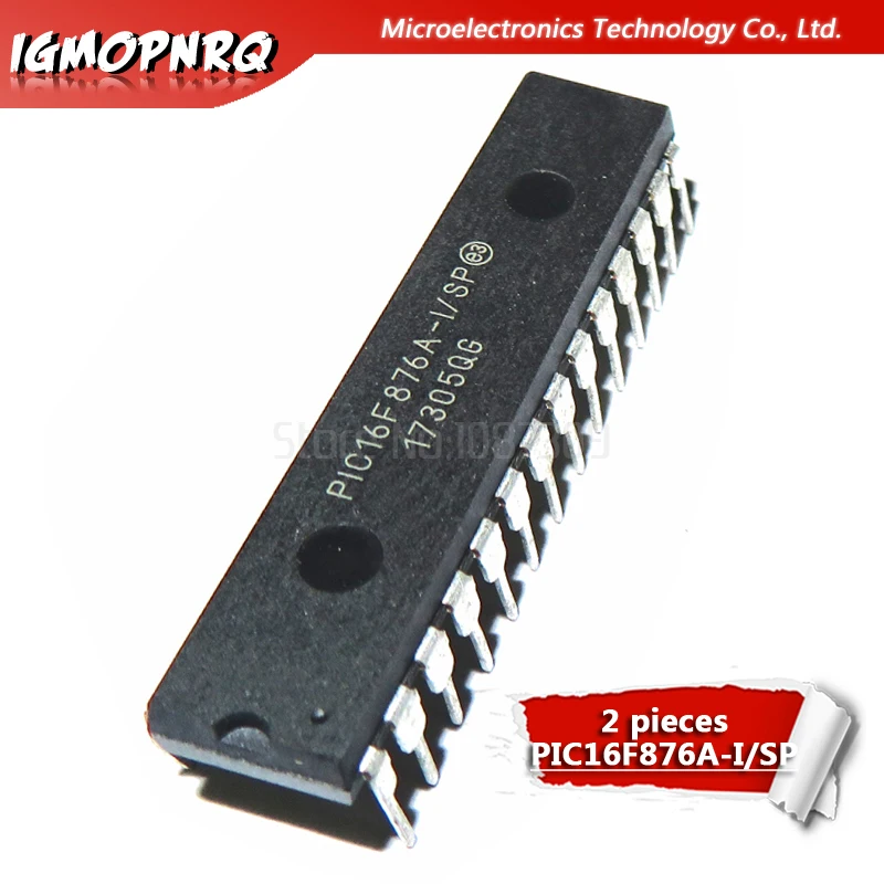

Микроконтроллеры nhanced PIC16F876A-I/SP PIC16F876A 16F876A, 2 шт., оригинальный