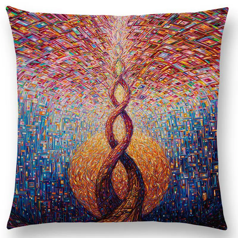 45X45CM Мексика Стиль абстрактные Чехлы Мода высокого качества из хлопка и льна