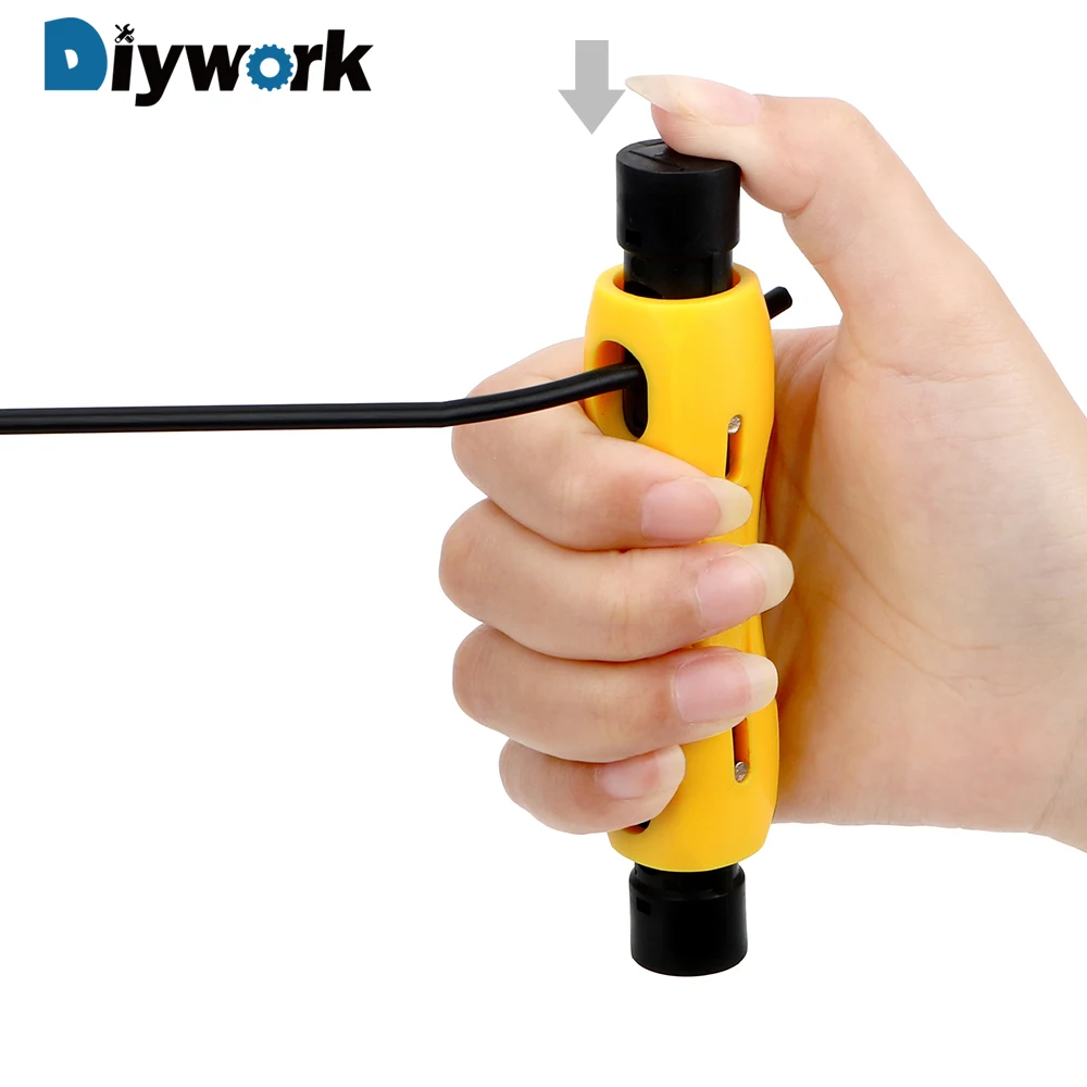 

Автоматический инструмент для зачистки для коаксиального кабеля DIYWORK, плоскогубцы двойного назначения для снятия изоляции, инструменты дл...