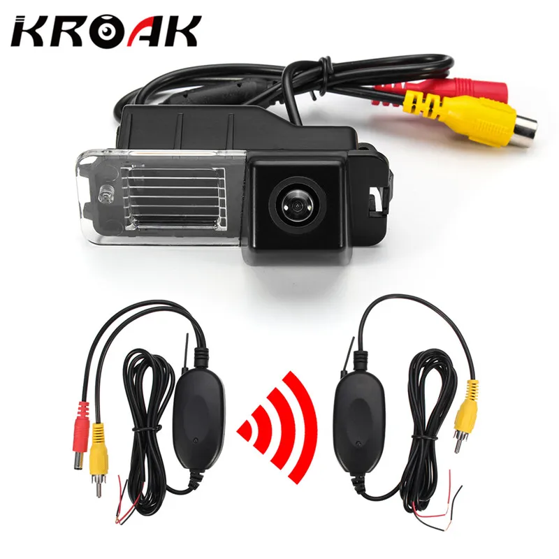 KROAK Беспроводная Автомобильная CCD камера заднего вида для VW/Golf/VI/Polo V Passat CC|camera for