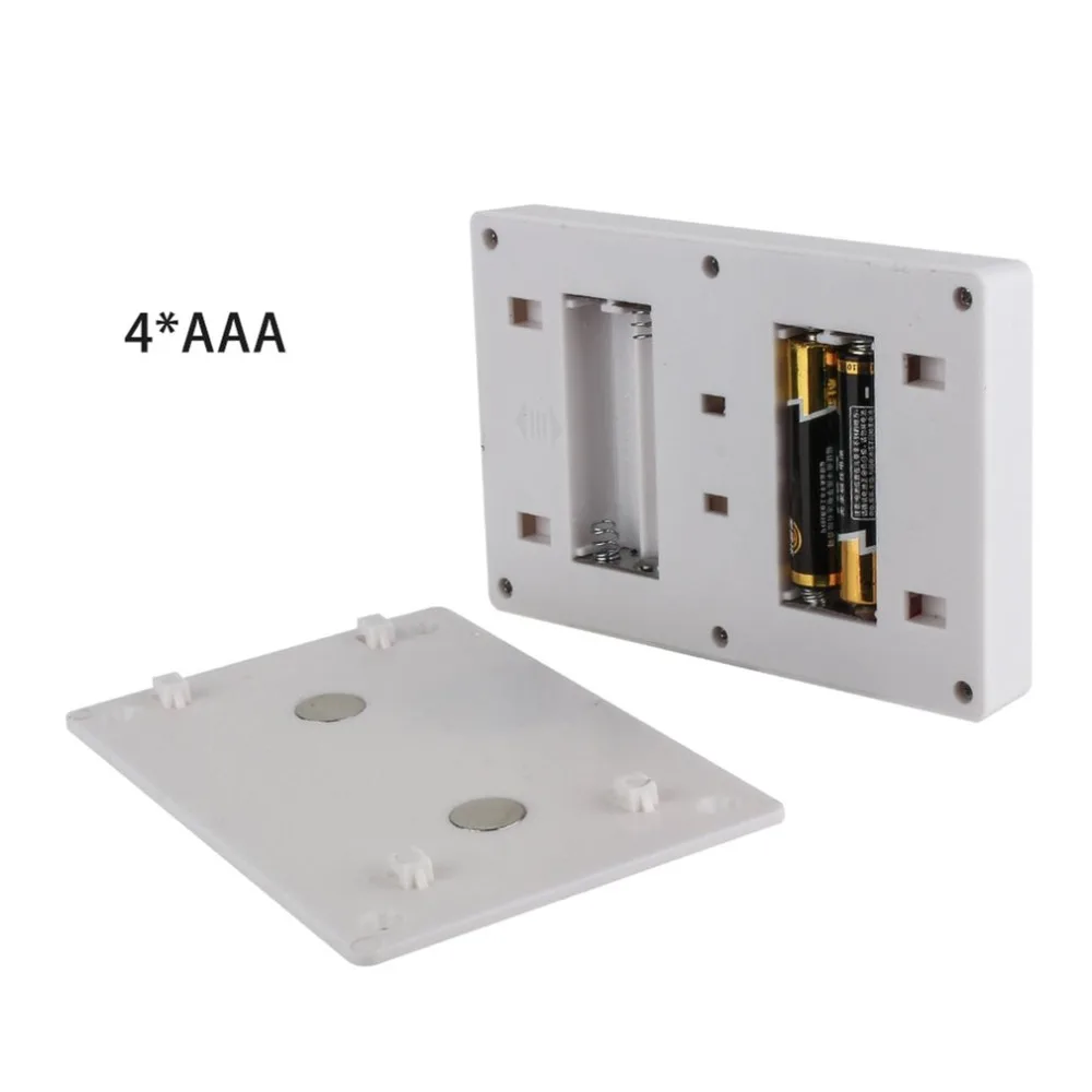 LED Lamp with ON/OFF Switch Wall Light Battery Operated Small Night Cabinet Hallway Kitchen Emergency | Лампы и освещение