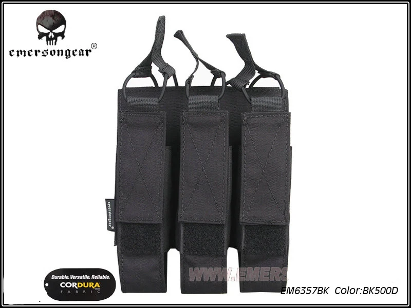 EMERSONGEAR модульный тройной чехол страйкбол охота MP7 подсумок Wargame тактические аксессуары Molle Mag Чехол Мультикам EM6357