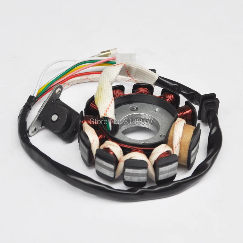 Катушка статора зажигания Magneto 11 полюсов GY6 125 катушек для 125cc 150cc мопеда скутера