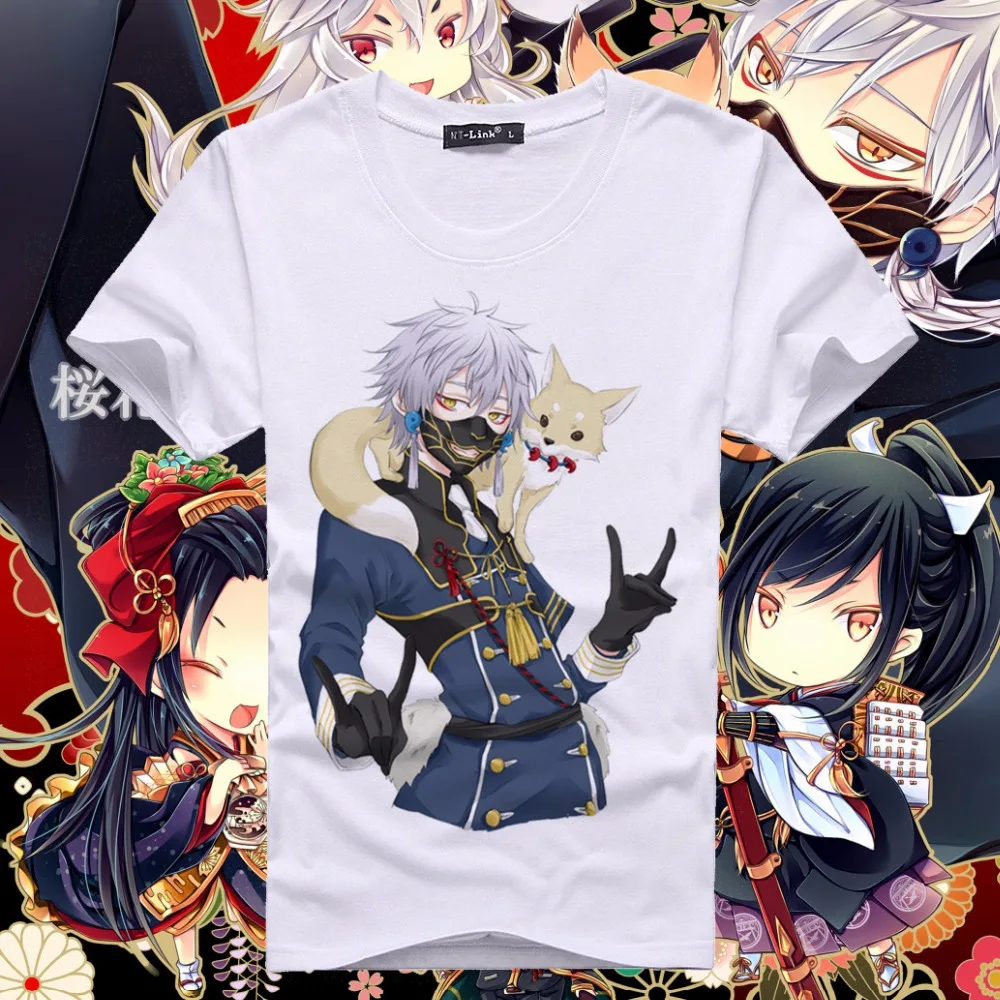 Футболка Touken Ranbu Online Mikazuki Munechika kogitsunemaru Лисий мяч tsurвнешу кунинага футболка
