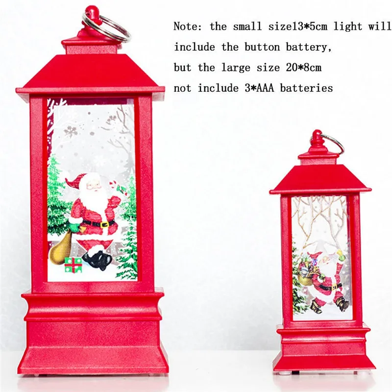Imixlot Christmas Candle Decorations Creative Mini Desktop Decoration Hanging Candlestick Party Lights | Дом и сад
