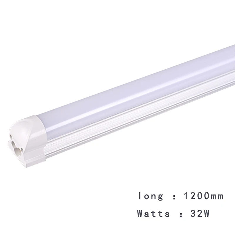 YANDIAO светодиодные трубки T8 Light 120 см 85 V-265 V Светодиодный LED флуоресцентные T8 трубки лампы холодный белый свет Lampara ампулы ПВХ Пластик - Испускаемый цвет: 1200 mm 32W
