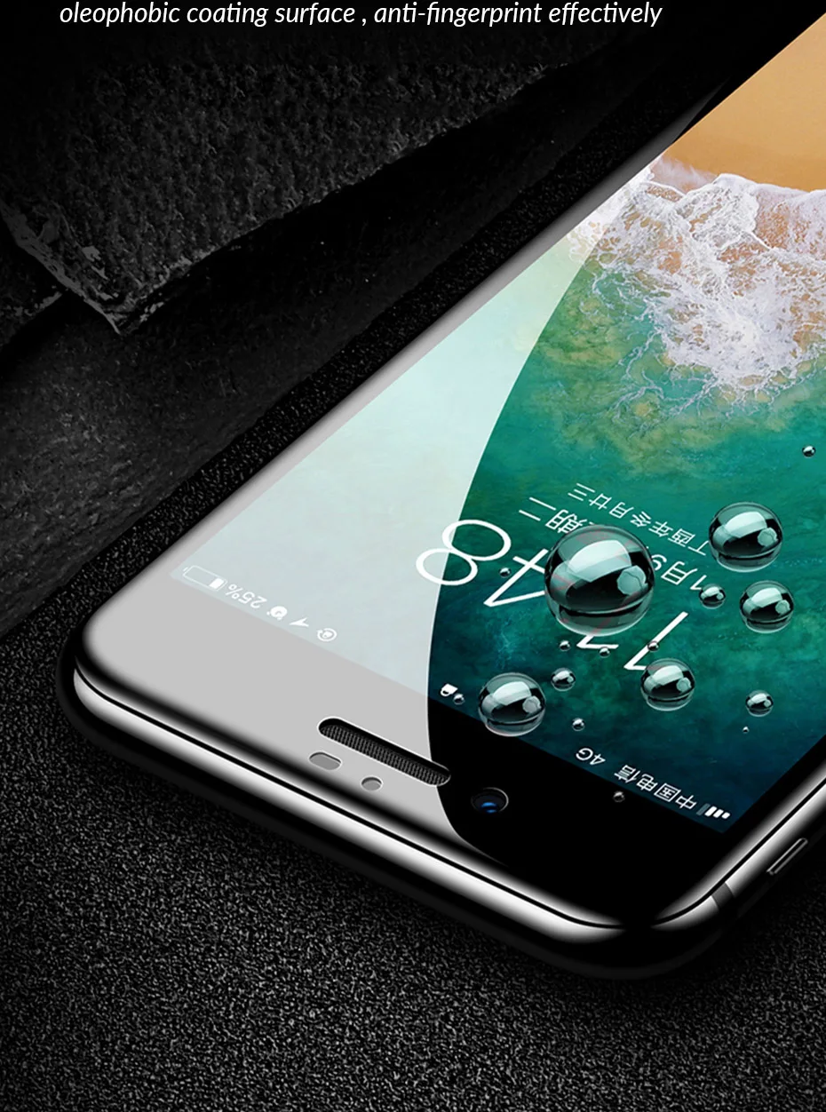 9D изогнутое Защитное стекло для iPhone 11 X XS XR 11 Pro Max 6 6S 7 8 Plus защита экрана закаленное стекло полное покрытие