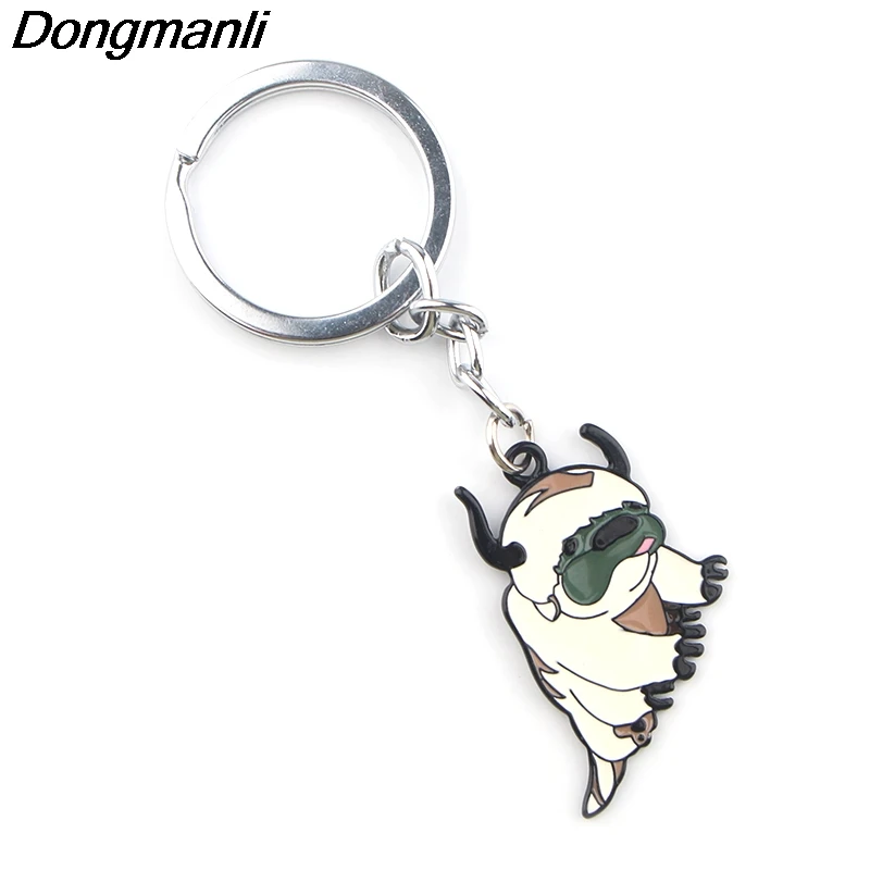 P3881 Dongmanli Аватар: держатель для ключей милый эмалированный металлический кулон