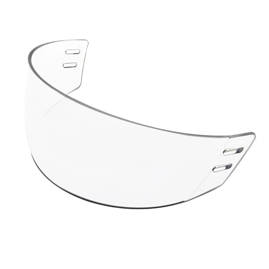 Горячие Продажи Pro Прямо Cut Половина Щит Хоккейный Шлем Козырек Хоккей Аксессуары