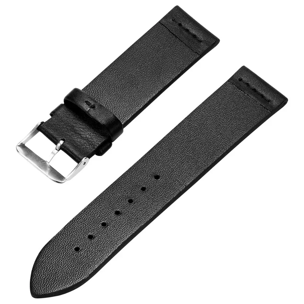 DOM модные мужские часы из искусственной кожи ремешок с пряжкой черный коричневый