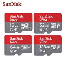 Sandisk A1 Micro SD Card 16 ГБ TF карты памяти 32 ГБ адаптер Class 10 SDXC 64 ГБ 128 ГБ MicroSD