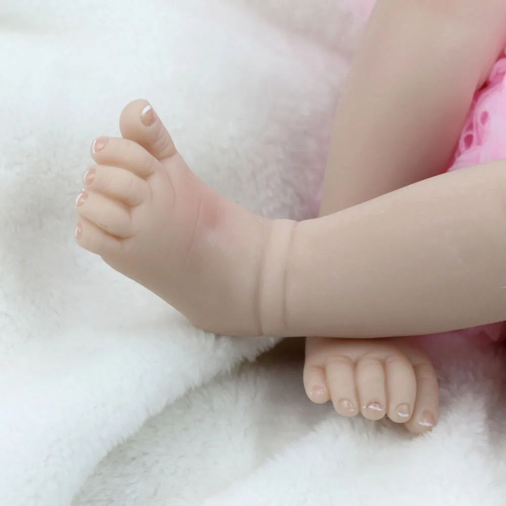 Silicone Reborn Doll Baby Princess Babies Vinyl Girl Gift 55cm 22 inch christmas Decoration Fashion Kids Red cute doll baby | Игрушки и