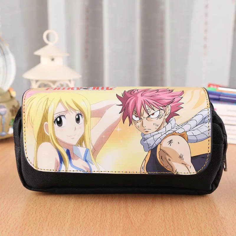 Fairy Tail Косплэй аниме Итачи Учиха из “Наруто” пенал, аксессуары для путешествий, Сумка с двойной молнией косметичка мода подарок, сумочка для денег - Цвет: Fairy Tail
