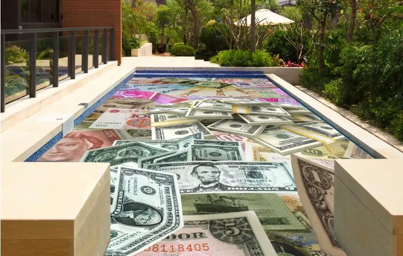 3d наклейки на пол самоклеящийся водонепроницаемый нескользящий пластиковый