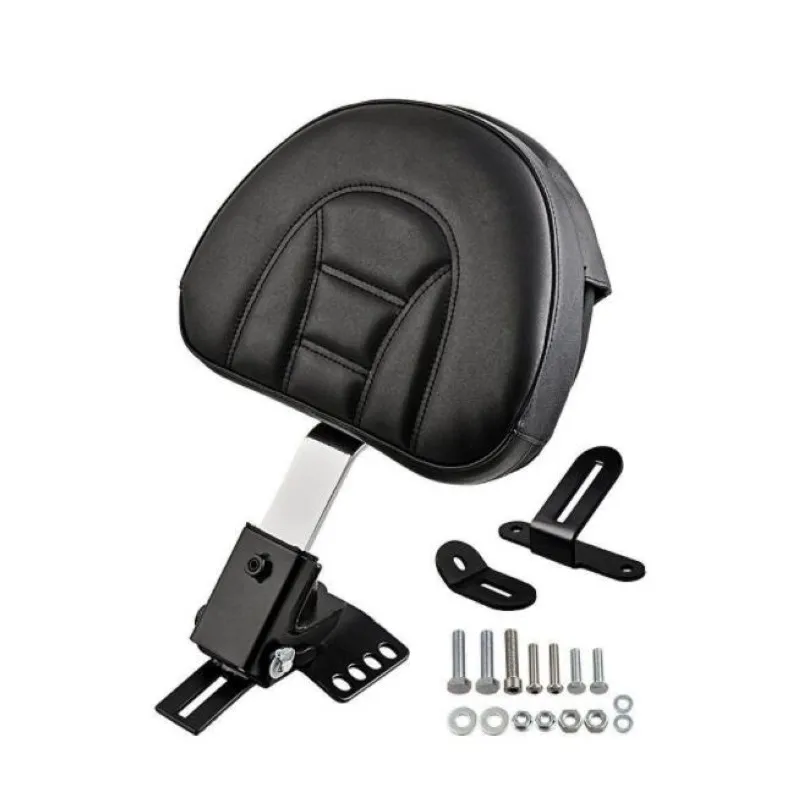 

Motorcycle Detachable Adjustable Plug-In Driver Rider Backrest Kit For Harley Touring 97-17