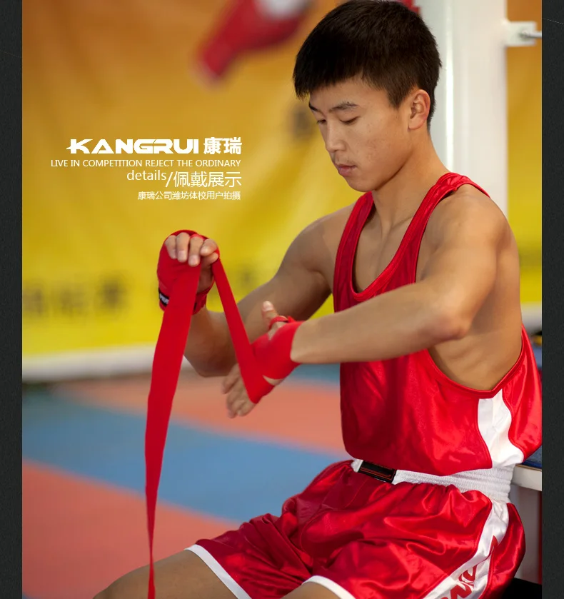 Hot sale 5cm width training fighting muay thai MMA boxing bandage hand wraps 2.5 meters length 2pcs Taekwondo Gloves Wraps |