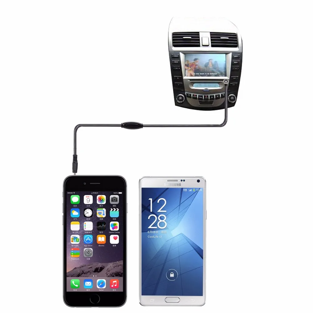 Bestphone 3,5 мм jack Car Kit Hands free Music Receiver Аудио адаптер Универсальный авто AUX комплект для Динамик наушников автомобилей стерео