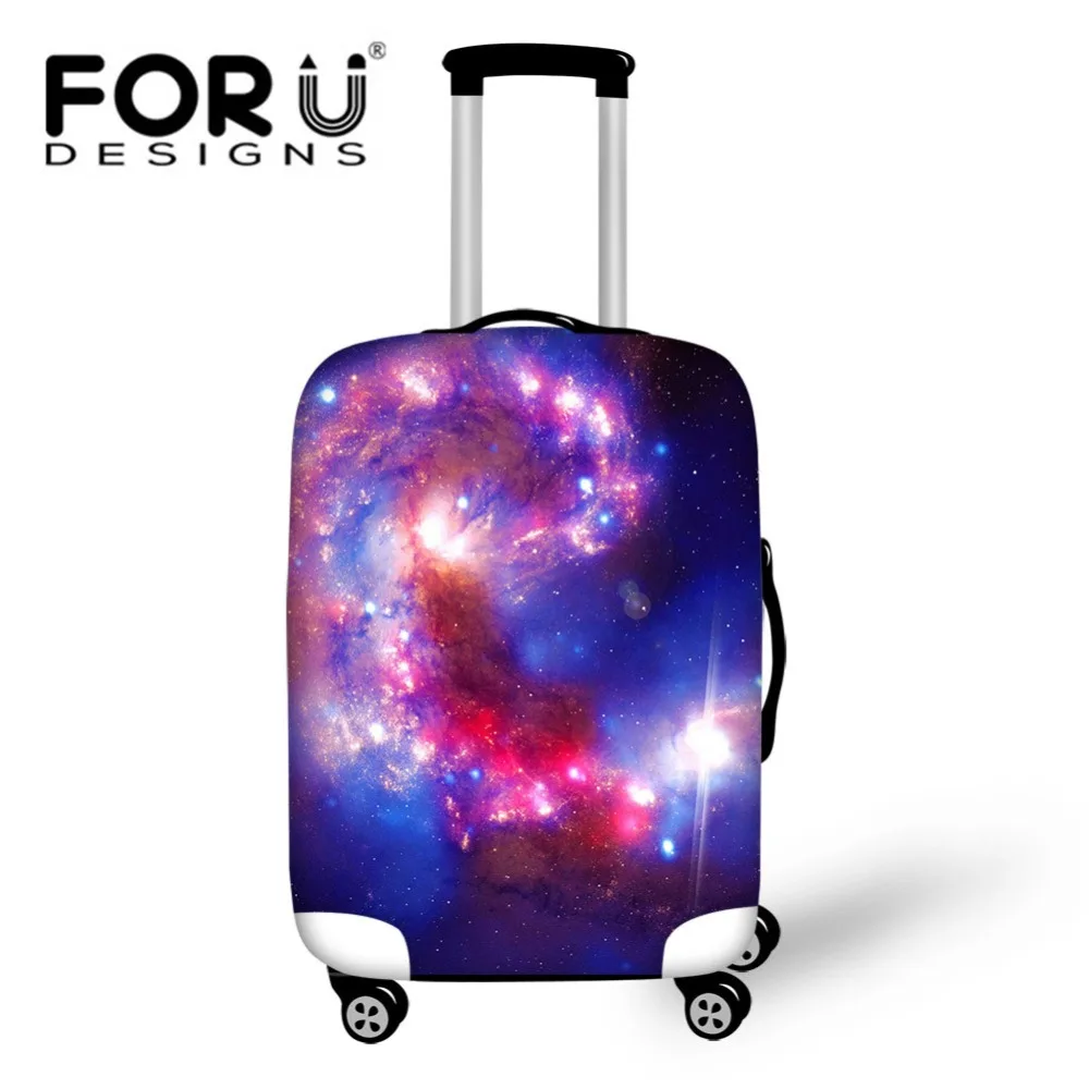 

Чехол для чемодана FORUDESIGNS, эластичный чехол для чемодана 18-30 дюймов, с принтом Вселенной, космоса