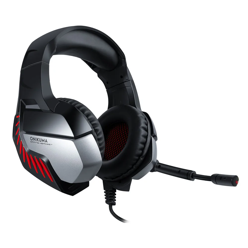 ONIKUMA K5Pro шлем PS4 игровая гарнитура PC Gamer бас наушники с микрофоном для Mac nintendo переключатель Xbox One PUBG игры