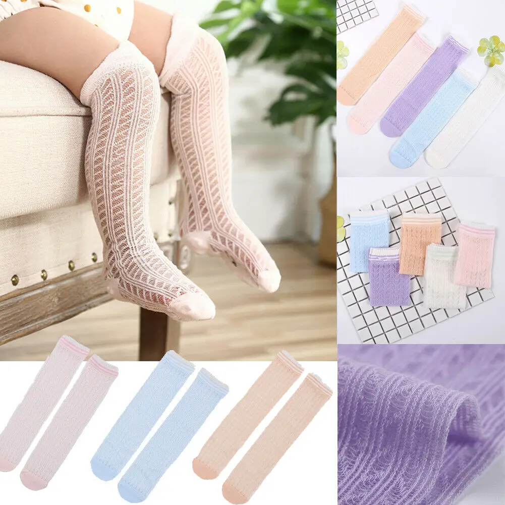 Новинка 2019 милые Нескользящие гольфы для маленьких детей Тонкие гетры хлопковые