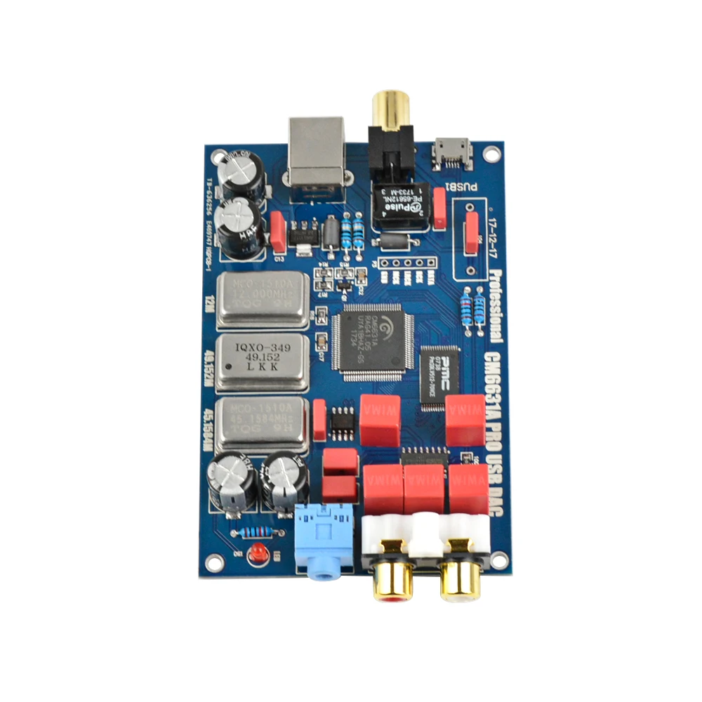 2017 CM6631A цифрового интерфейса 32/24bit 192 К звуковая карта USB I2S/SPDIF коаксиальный Выход